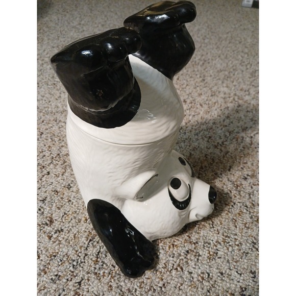 Vintage McCoy Upside Down Panda Cookie Jar # 210 1970's - Picture 4 of 9